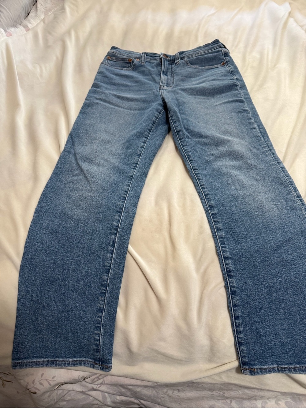Madewell 9” High-Rise Skinny Crop Blue Women's Jeans Size 28 - Picture 2 of 6
